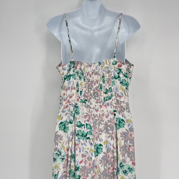 Lauren Conrad Floral Spaghetti Strap Midi Dress Size 16 - Picture 5 of 7